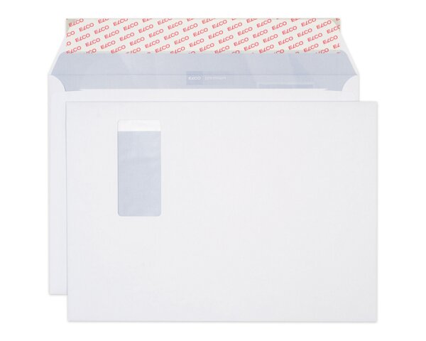Couvert Premium C4 mit Fenster rechts, haftklebend  Couverts mit Fenster, Couverts, Elco Couvert-Marken, Premium