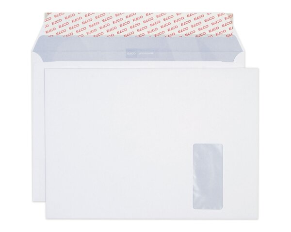 Couvert Premium C4 Fenster rechts, haftklebend  Couverts mit Fenster, Couverts, Elco Couvert-Marken, Premium