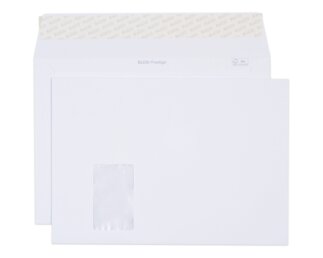 Couvert Prestige C4 mit Fenster links, haftklebend  Couverts