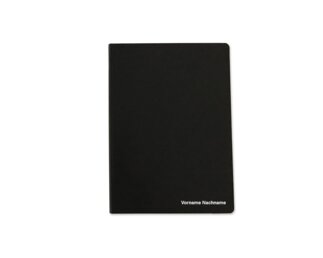 Graviertes Notizbuch A5, kariert 5mm mit Rand, mit Balacroncover Blöcke, Hefte & Papier