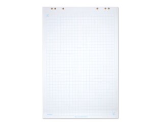 Flipchartblöcke 20 Blatt, 67 x 99 cm, 25mm blau kariert Flipchart-Papier, Organisieren & Präsentieren