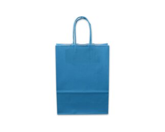 Papiertragetasche türkis Tragetaschen color, Papiertaschen & Boxen