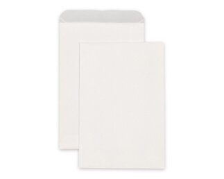 Apothekerbeutel 60x90mm mit Verschlussklappe ungummiert  Couverts