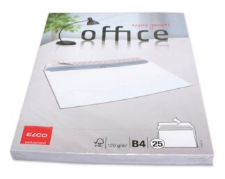 Couvert Office B4 ohne Fenster, haftklebend  Couverts