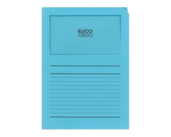 Ordo classico blau, liniert, Fenster 180 x 100 mm  Ordo Organisations­mappen, Organisieren & Präsentieren, Ordo classico