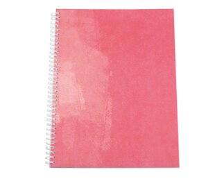 Collegeblock rot, A4 80 Blatt hochweiss, 5mm kariert  Blöcke, Hefte & Papier