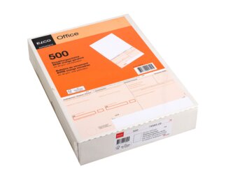 Oranger Einzahlungsschein BESR gerahmt, 90 g/m², 500 Blatt Blöcke, Hefte & Papier
