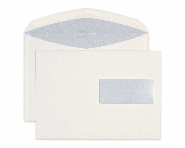 Couvert Profutura C5 mit Fenster rechts, gummiert  Nachhaltige Couverts, Couverts, Couverts mit Fenster, Elco Couvert-Marken, Profutura