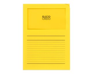 Ordo classico intensivgelb, liniert, Fenster 180 x 100 mm  Organisieren & Präsentieren