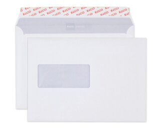 Couvert Classic C5 mit Fenster links, haftklebend Couverts