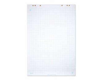 Flipchartblöcke 20 Blatt, 67 x 99 cm, 25mm blau kariert Organisieren & Präsentieren