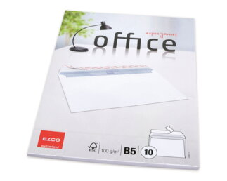 Couvert Office B5 ohne Fenster, haftklebend  Couverts