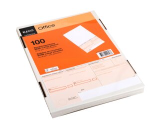 Einzahlungsscheine BESR orange gerahmt, 90 g/m², 100 Blatt Blöcke, Hefte & Papier