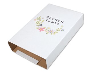 Bedruckbare Versandverpackung Easy 58s, weiss Verpackung & Versand