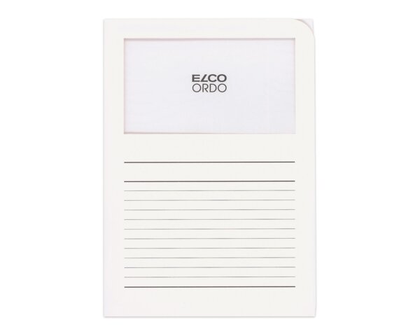 Ordo classico weiss, liniert, Fenster 180 x 100 mm  Ordo Organisations­mappen, Organisieren & Präsentieren, Ordo classico