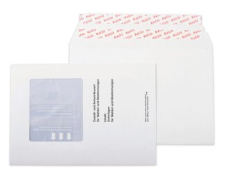 Abstimmungs-Couvert weiss, 245x170mm 2x haftklebend Couverts