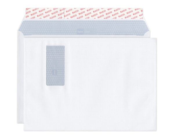 Laser-Couvert C4 mit Fenster rechts, Haftklebeverschluss Couverts für Laserdrucker, Couverts, Couverts mit Fenster