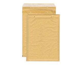 Luftpolster-Couvert Safepost, 250x350mm braunes Kraftpapier  Couverts