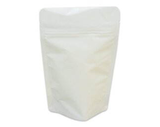 Standbodenbeutel weiss Kraft ohne Ventil Lebensmittelverpackungen, Standbodenbeutel