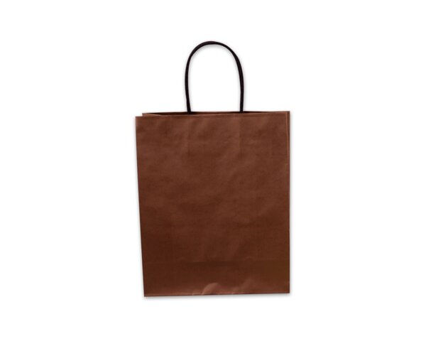 Papiertragetasche bronze Tragetaschen color, Papiertaschen & Boxen