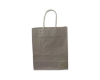 Papiertragetasche platin Tragetaschen color, Papiertaschen & Boxen